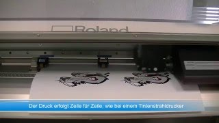Digitaler Transferdruck auf T-Shirts