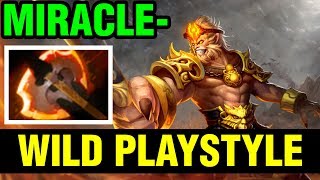 Miracle- And His Wild Playstyle With Monkey King Battlefury - Dota 2