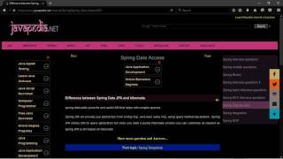 Difference between Spring Data JPA and hibernate.
| javapedia.net