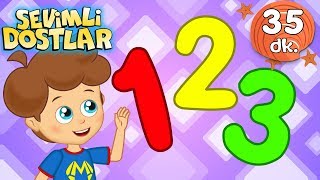 Sayılar şarkısı ve devamında 30 dk Sevimli Dostlar Bebek Şarkıları | Adisebaba TV Kids Songs
