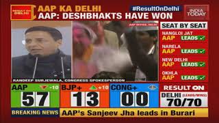 Delhi Election Results: Congress' Randeep Surjewala Congratulates Kejriwal