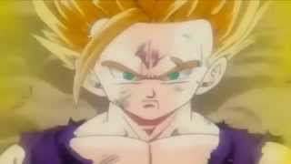 Gohan se enfada y se transforma en super saiyayin 2 frente a cell!!!! audio latino
