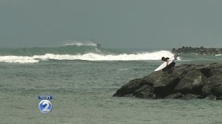 Lifeguards do large number of rescues due to summer south shore swell