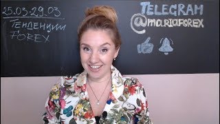 Тенденции #Форекс на 25.03.19 - 29.03.19 Доллар, Евро, Фунт, Франк, Йена
