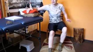 Реабилитация после травмы голени. Укладки на голеностоп 1/ injuries of the lower leg