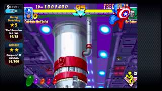 Marvel vs. Capcom Origins - Captain America Playthrough (MSH)