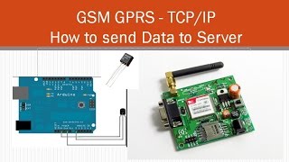 GSM TCP/IP - How to send Data to Server using SIM900A