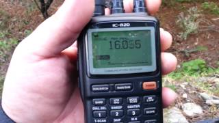 Testing Icom IC-R20
