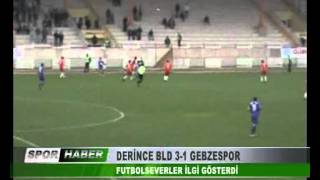 KOCAELİ TV - DERİNCE BLD 3-1 GEBZESPOR