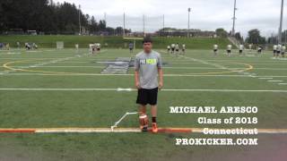 Michael Aresco, Prokicker.com Kicker, Class of 2018