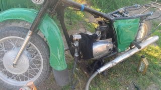 ИЖ планета обкатка колец и пальца