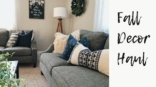 2018 FALL DECOR HAUL!  | HOBBY LOBBY + HOME GOODS ETC | PILLOW COVERS