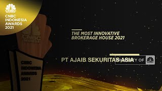 Ajaib Sekuritas Asia Raih 'The Most Innovative Brokerage House 2021'