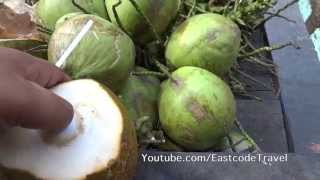 Saigon street coconut Vietnam