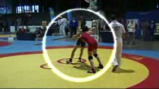 Wrestling Dominika Krutova vs Linnea Svensson (SWE) Holandsko 2010