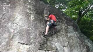 帰還兵（5.10c）／湯河原幕岩