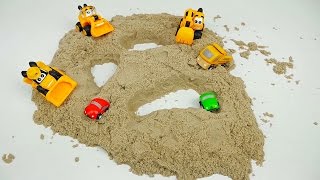 МАШИНКИ Грузовички и коварный песок - Видео для детей с машинками. Trucks for children