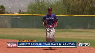 All-amputee baseball team hits the field in Las Vegas