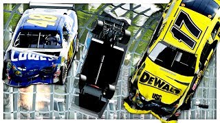 Driving into Oncoming Traffic at ALL 22 Tracks in NASCAR 09