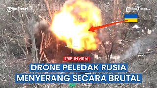 Drone FPV VT-40 Rusia Kembali Ratakan Lubang Galian Ukraina!