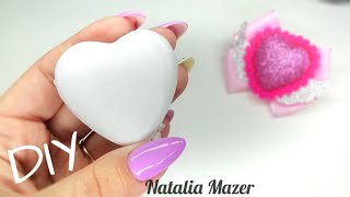 Проще не бывает?Бантики с 3D сердцем ко дню святого Валентина/DIY Natalia Mazer