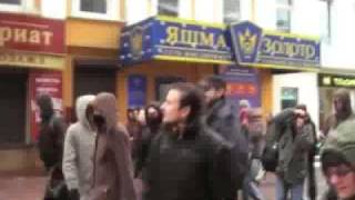 Шествие анархо-феминисток\в.(Anarcha-feminists protest in Moscow)