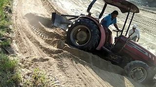 Expert Tactor Driver Vs Car Driver In Muddy Road 4*4 Tractor