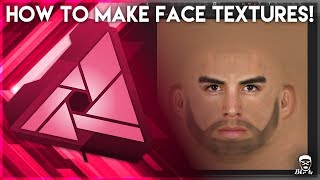 WWE2K18 | How to create custom face textures 2 | Affinity Photo tutorial