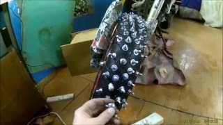 Ошиповка болтами мото колеса для зимнего эндуро / кросс. Шиповка болтами