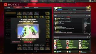 Dota 2 TI5 Compendium Immortal II chest opening.