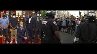 КоленоНаклонённая Америка