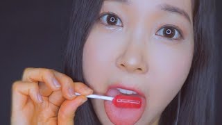 ASMR Lollipop Licking Eating Crinkle?