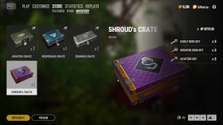 Playerunknown's Battlegrounds : Shroud Case Opening