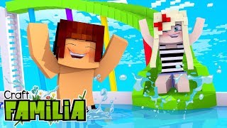 Minecraft Familia #18 - TOBOÁGUA RADICAL !!