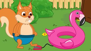 Famille d'Écureuil - Cercle De Natation Animé 2022 en Français