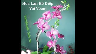 Cách Làm Hoa Lan Hồ Điệp Vải Voan ? Stocking Phalaenopsis Flower