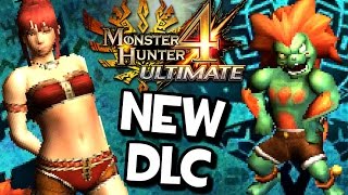 Monster Hunter 4 Ultimate NO CLOTHES DLC! Metroid, Street Fighter, Megaman & More