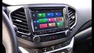 Lada Vesta. Сенсорная магнитола на Android 8. Установка.