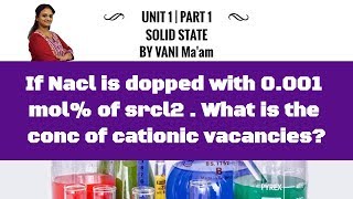 Numerical on impurity defect |Class 12| Solid State| chemistry cbse |tricks|