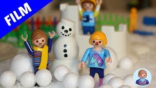 Unfall im Schnee - Playmobil Geschichte mit Familie Fröhlich - Playmobil Film deutsch
