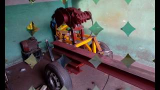 Budowa łuparki mechanicznej cz.1