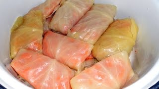 Овощные голубцы маринованные