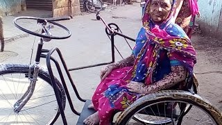 Polio forced this woman to move around by crawling...