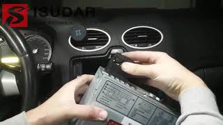 Installation video of ISUDAR car radio in Ford Focus