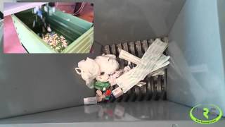Измельчение медицинских отходов на WRS SE15