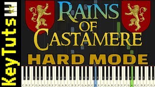Learn to Play Rains of Castamere from Game of Thrones - Hard Mode