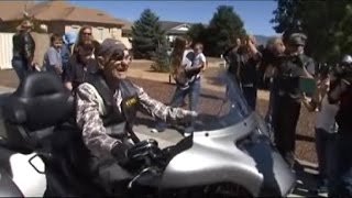 101-year-old gets one last ride on a Harley