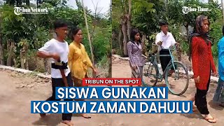 Jelang Hari Pahlawan, SMK Putra Bangsa Bulukumba Siswa Gunakan Kostum Zaman Dahulu