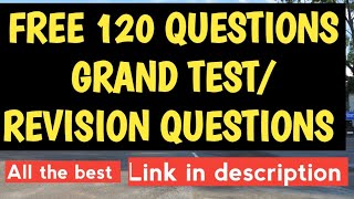 FREE GRAND TEST FOR REVISION CAPF AC 2019 EXAM ALL THE BEST