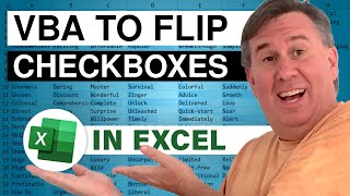 Excel VBA Macro To Flip All Checkboxes In Excel - Episode 2629 #excelhacks